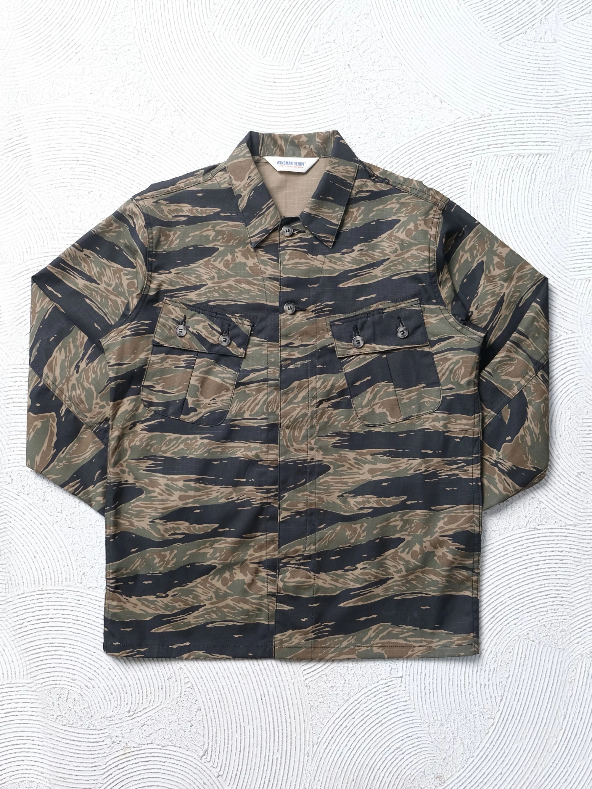 BDU DOCTOR SHIRT | TIGER STRIPE RIPSTOP