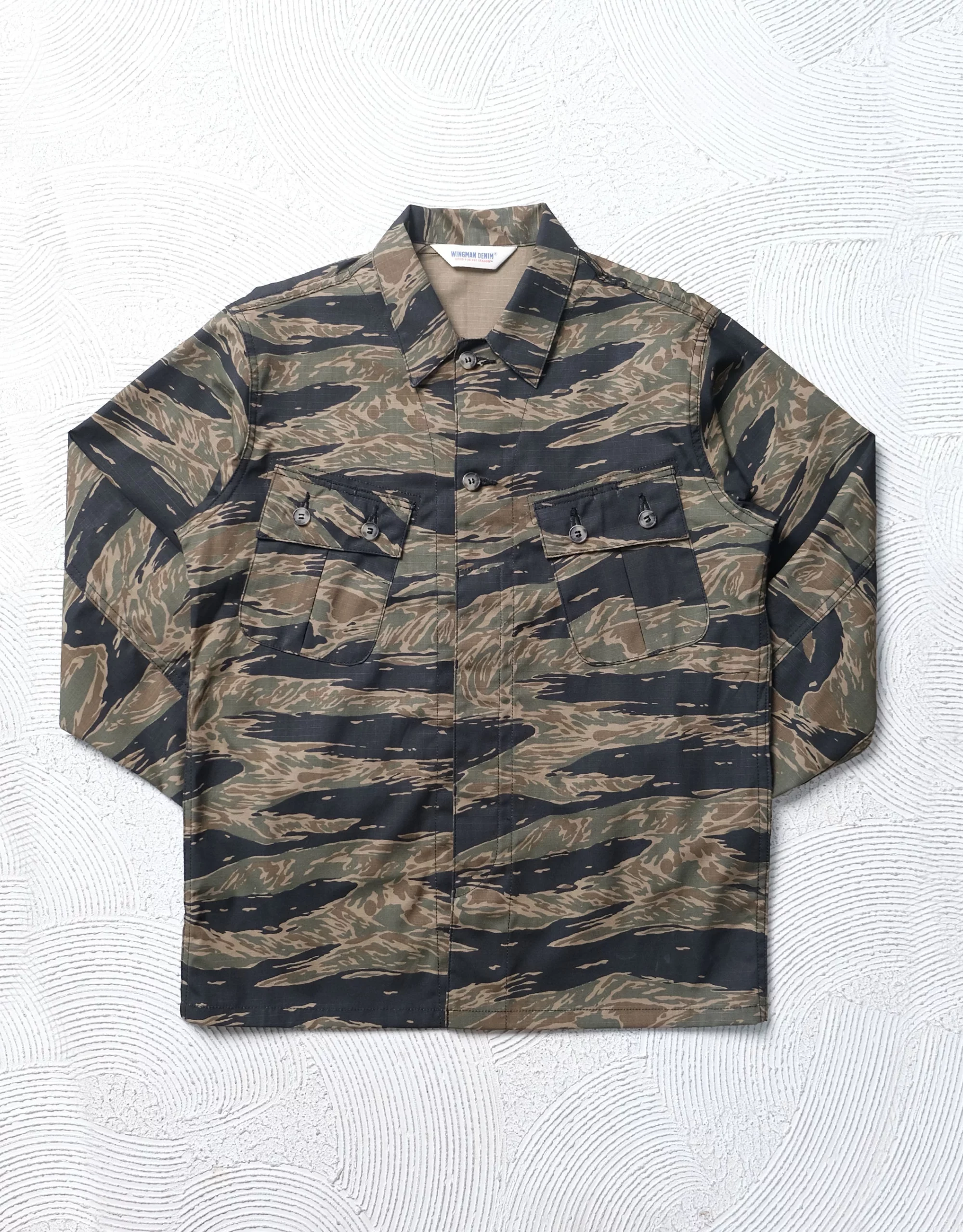 BDU DOCTOR SHIRT | TIGER STRIPE RIPSTOP