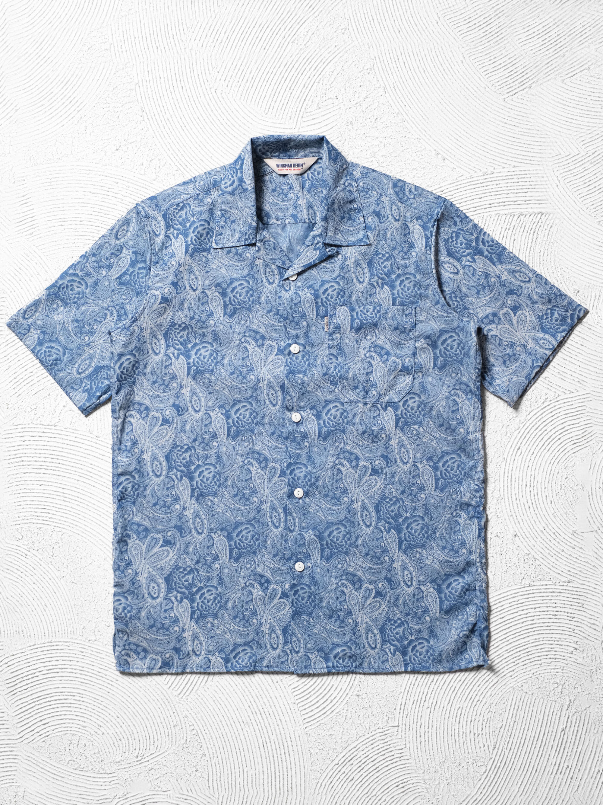 OPEN COLLAR PAISLEY