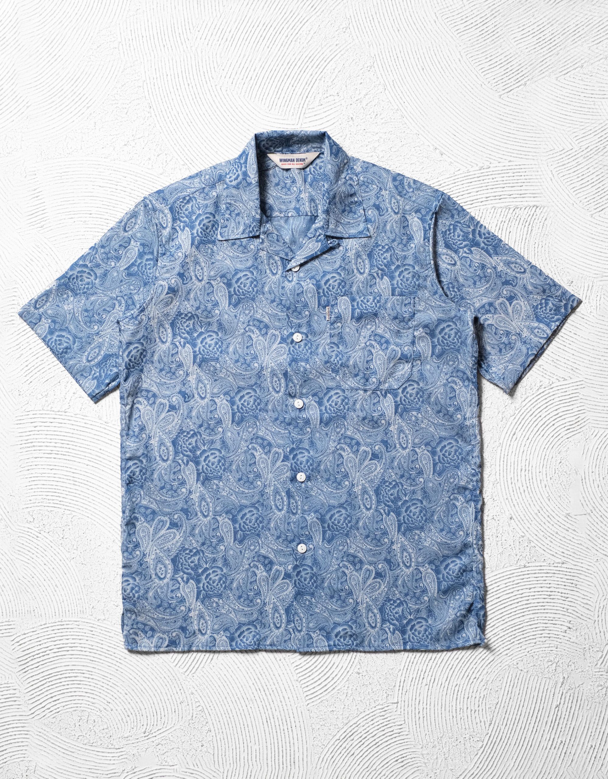 OPEN COLLAR PAISLEY