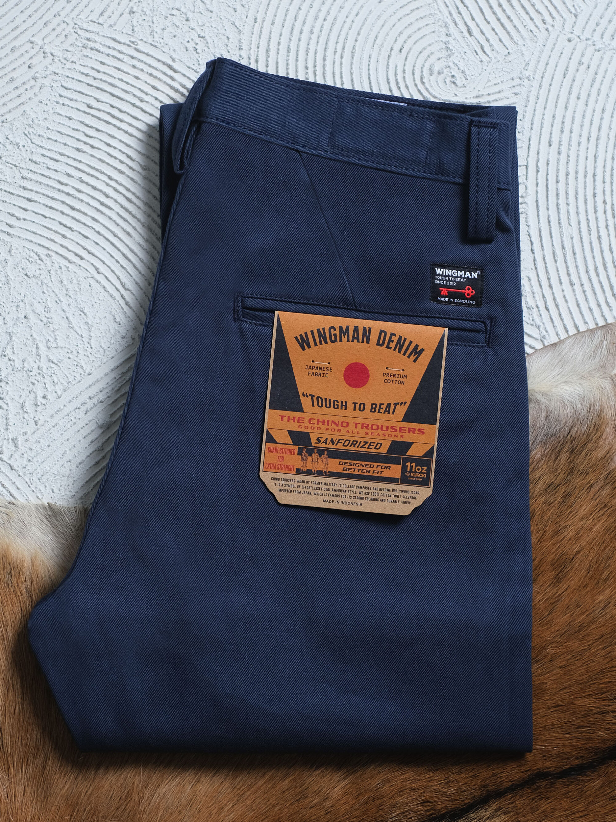 CHINO SELVEDGE NAVY