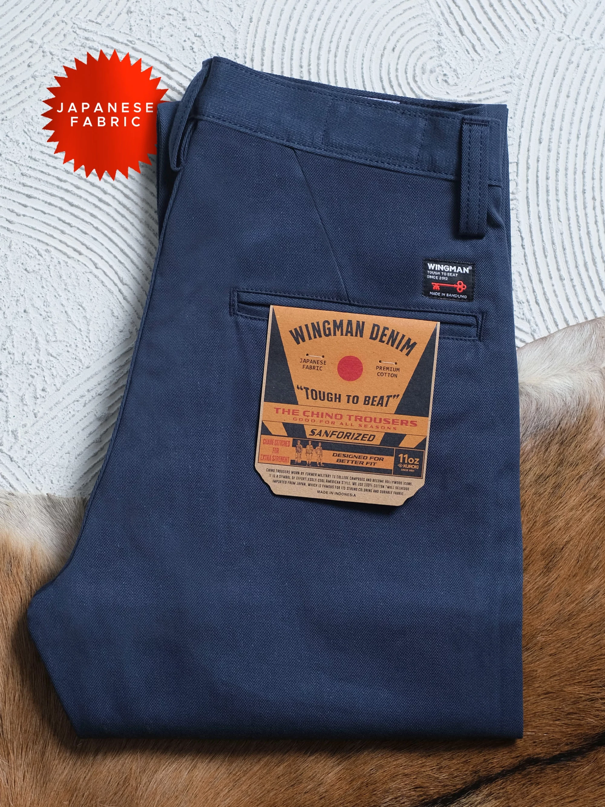 CHINO SELVEDGE NAVY