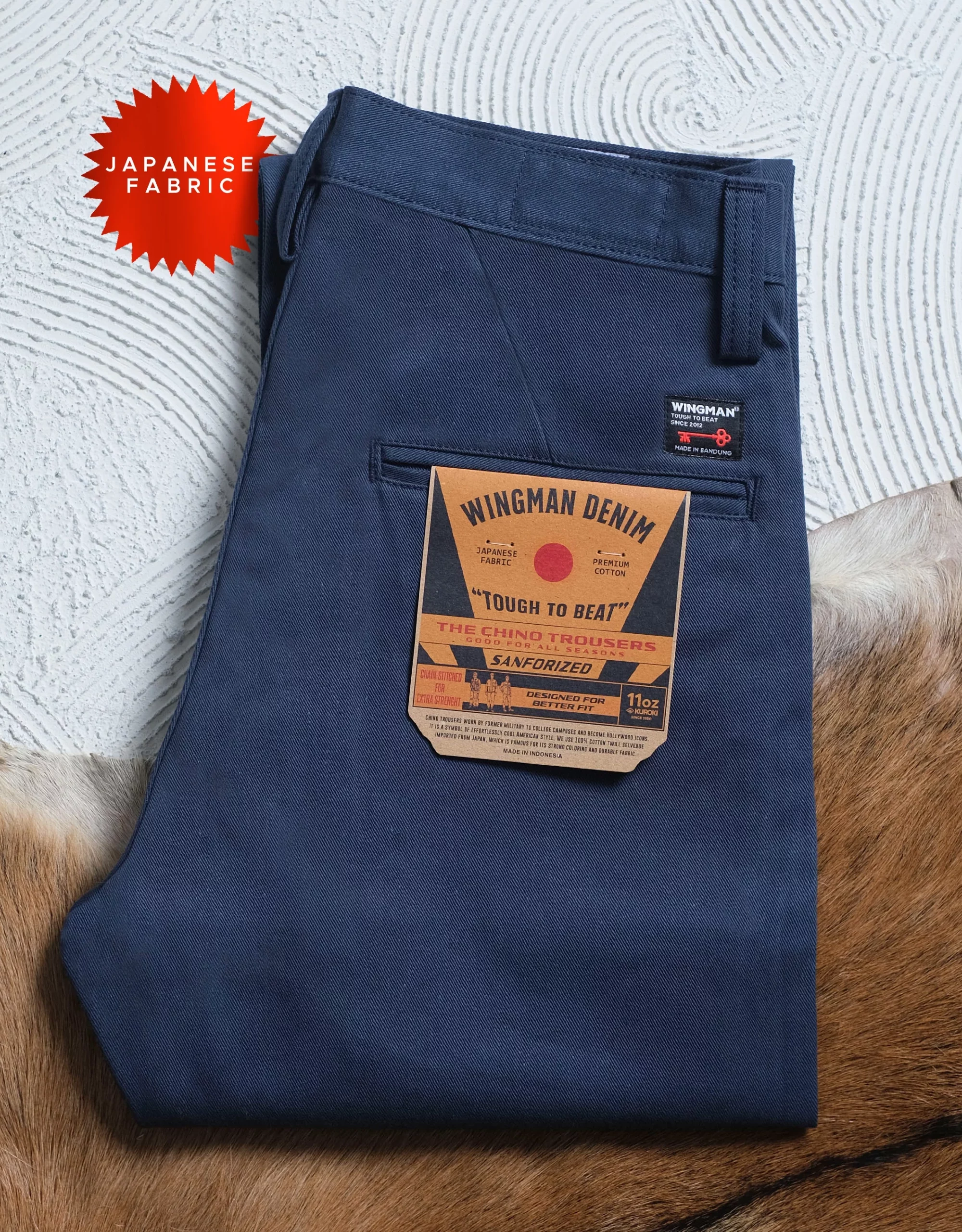 CHINO SELVEDGE NAVY
