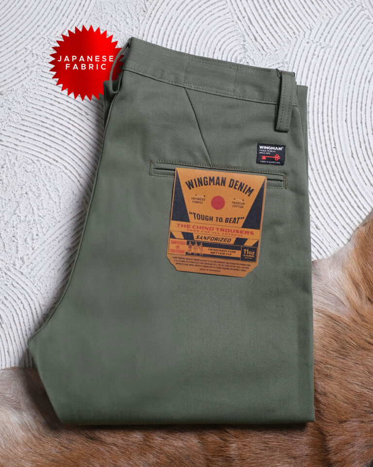 CHINO SELVEDGE OLIVE