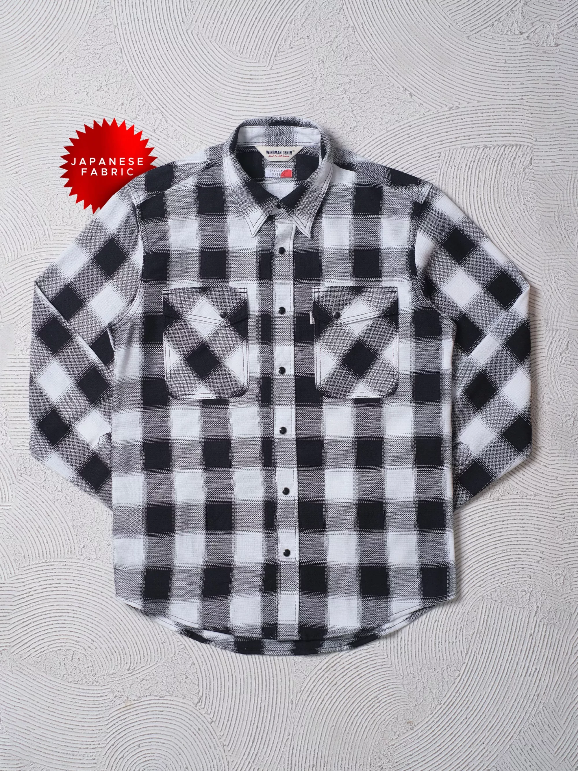 BLOCK CHECK | WHITE/BLACK