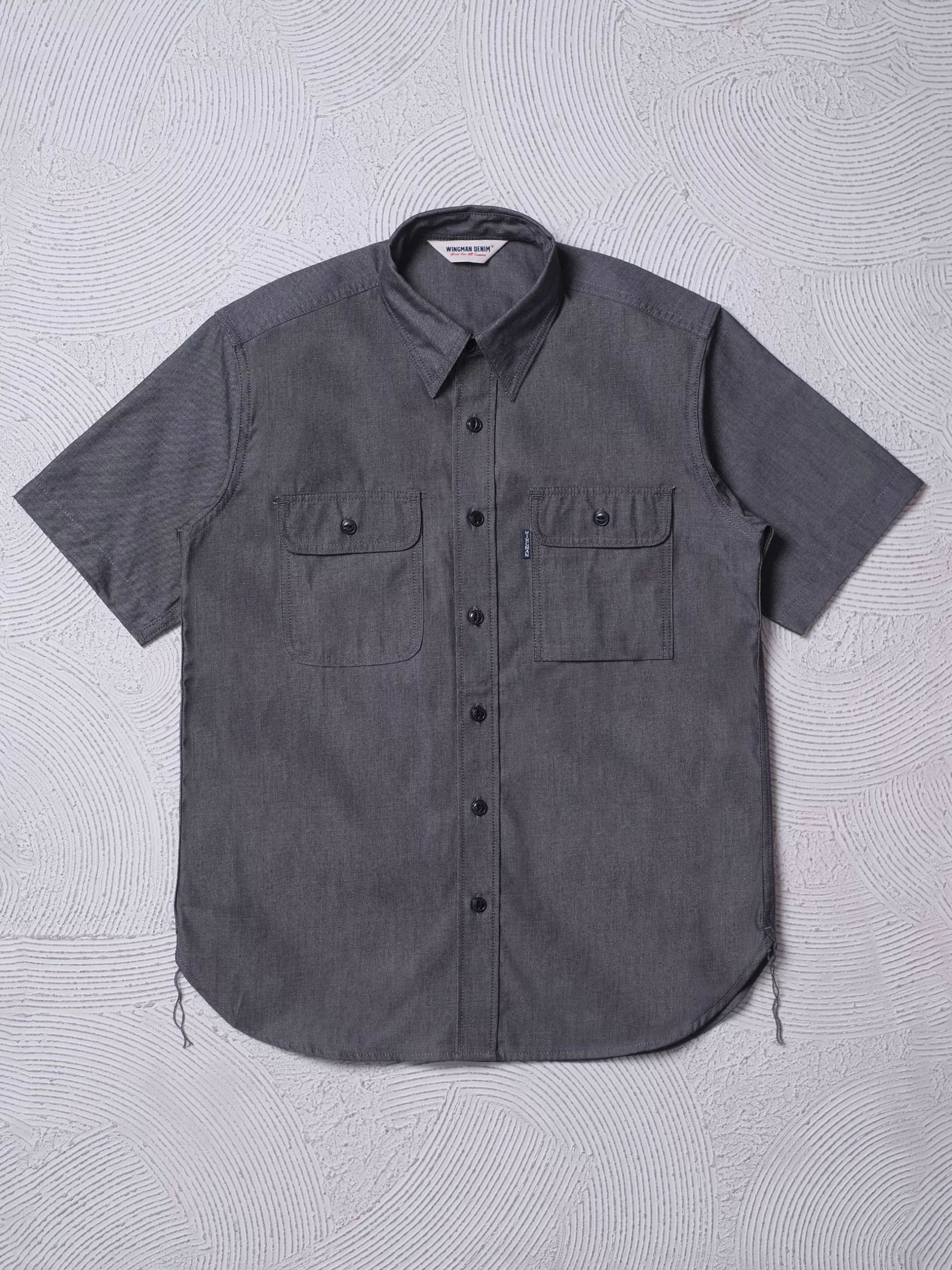 CHAMBRAY GREY | WORK SHIRT S/S