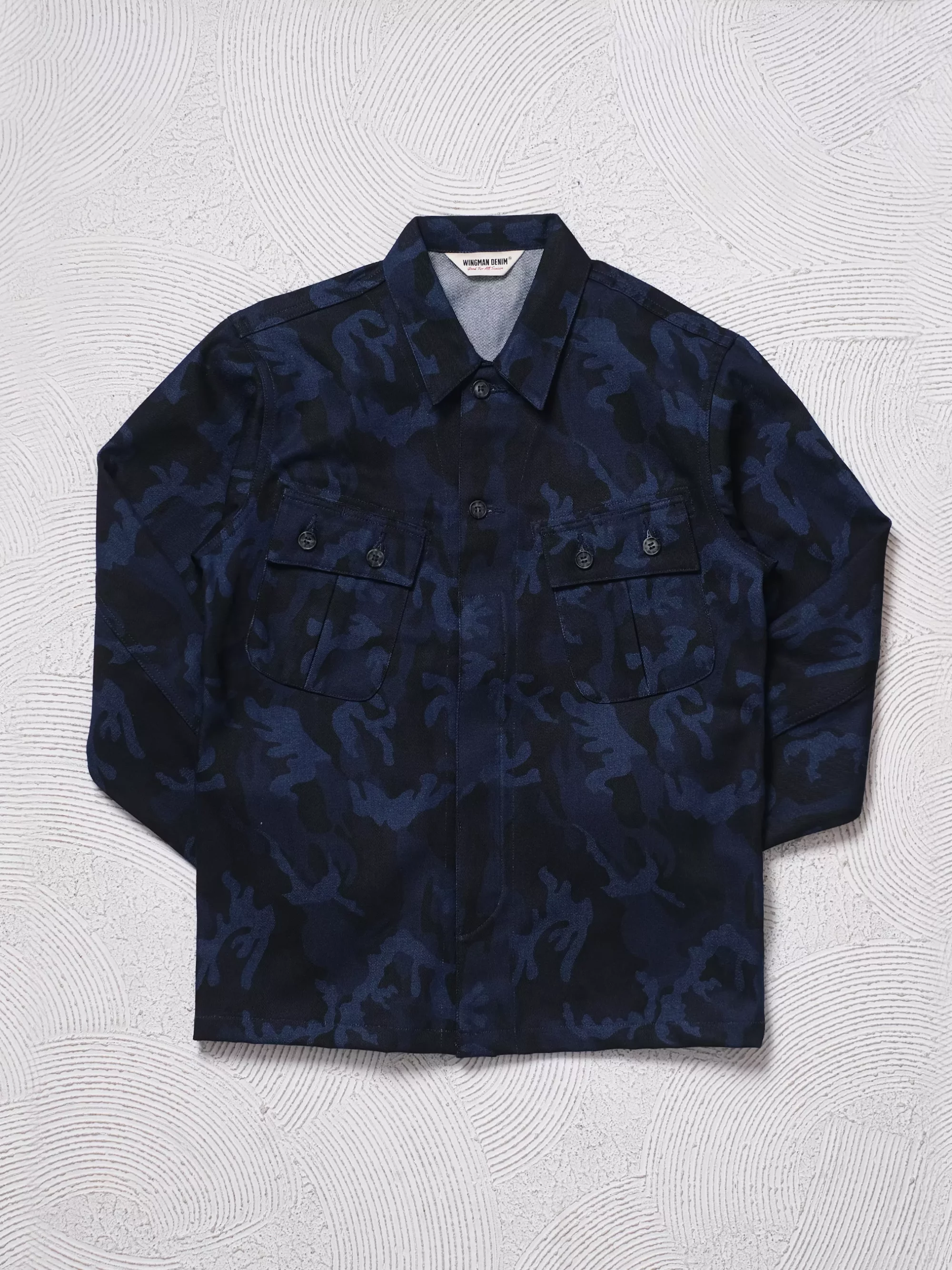 BDU DOCTOR SHIRT | CAMO DENIM