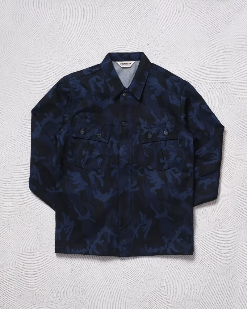 BDU DOCTOR SHIRT - CAMO DENIM