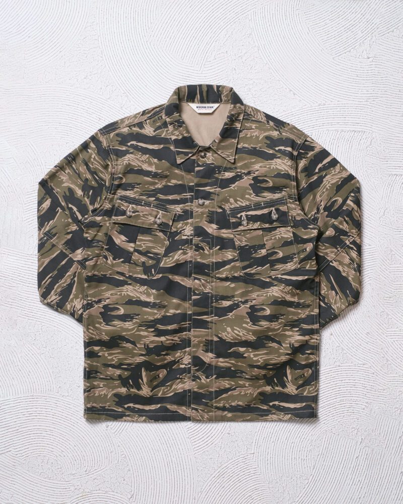 BDU DOCTOR SHIRT - TIGER STRIPE TWILL