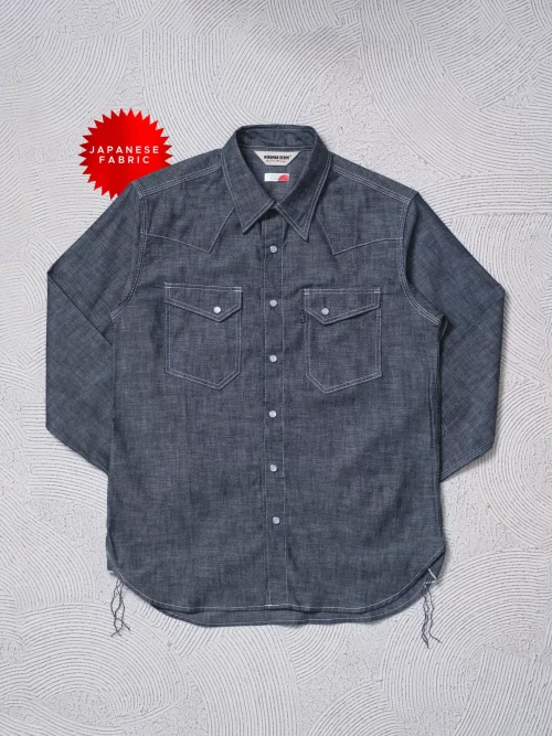 CHAMBRAY SELVEDGE | WESTERN SHIRT L/S