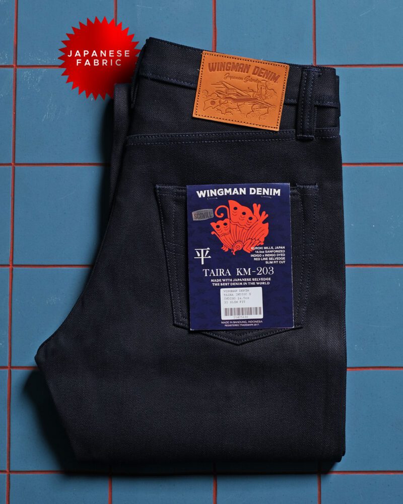 TAIRA 14.5oz INDIGO x INDIGO // SLIM FIT