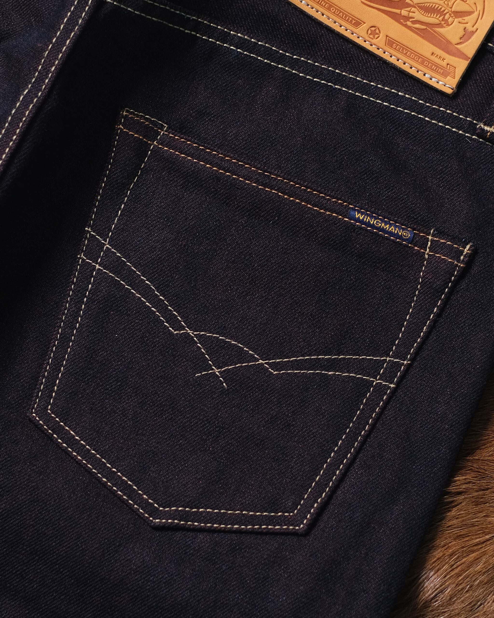 WOOL DENIM TUSCAN RED 16oz // SLIM STRAIGHT - Image 13