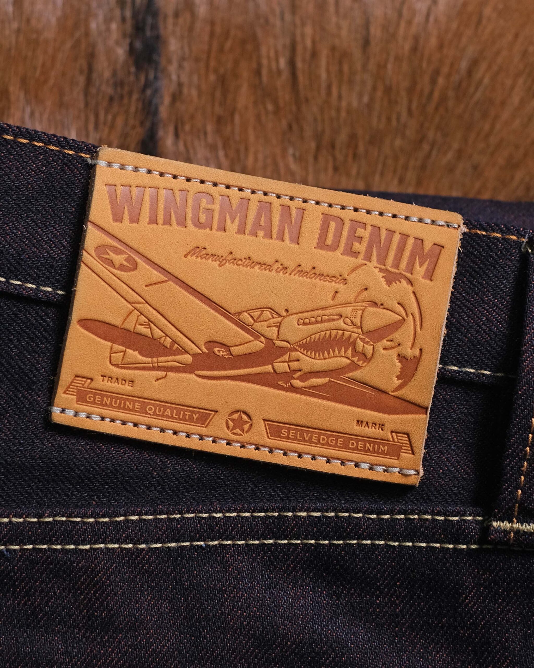 WOOL DENIM TUSCAN RED 16oz // SLIM STRAIGHT - Image 9