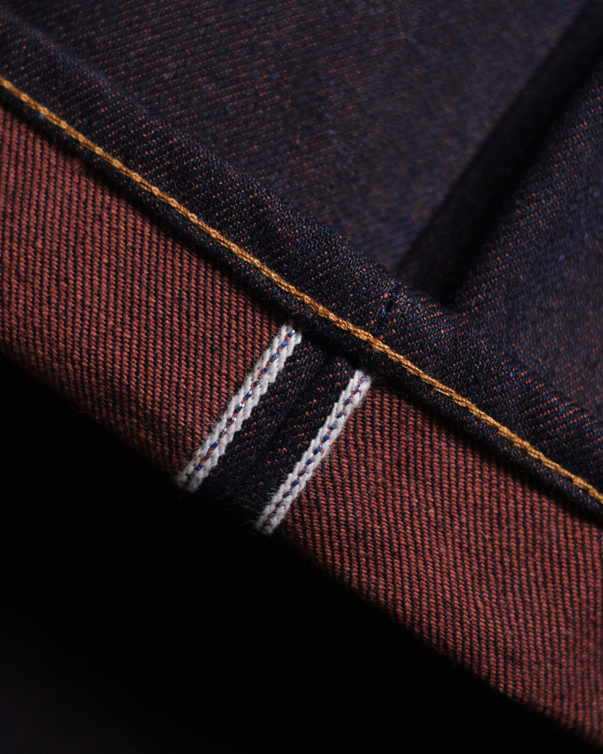 WOOL DENIM TUSCAN RED 16oz // SLIM STRAIGHT - Image 4