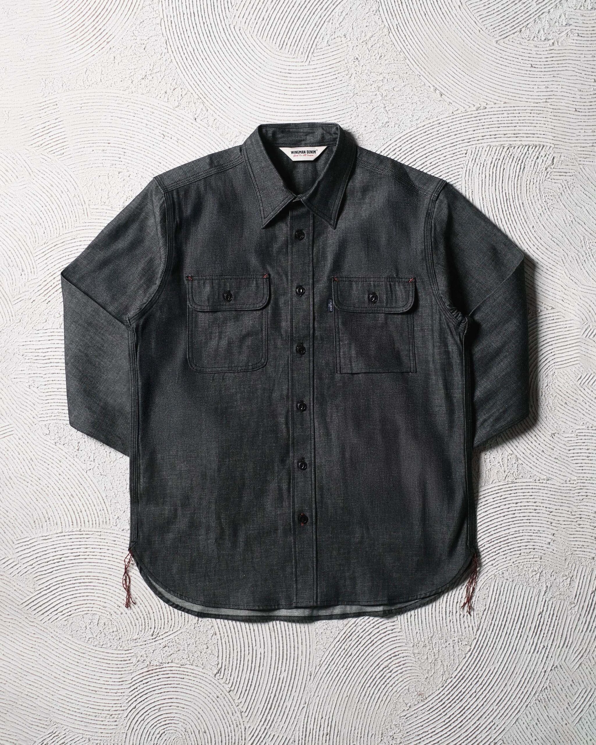 CHAMBRAY BLACK – WORK SHIRT L/S