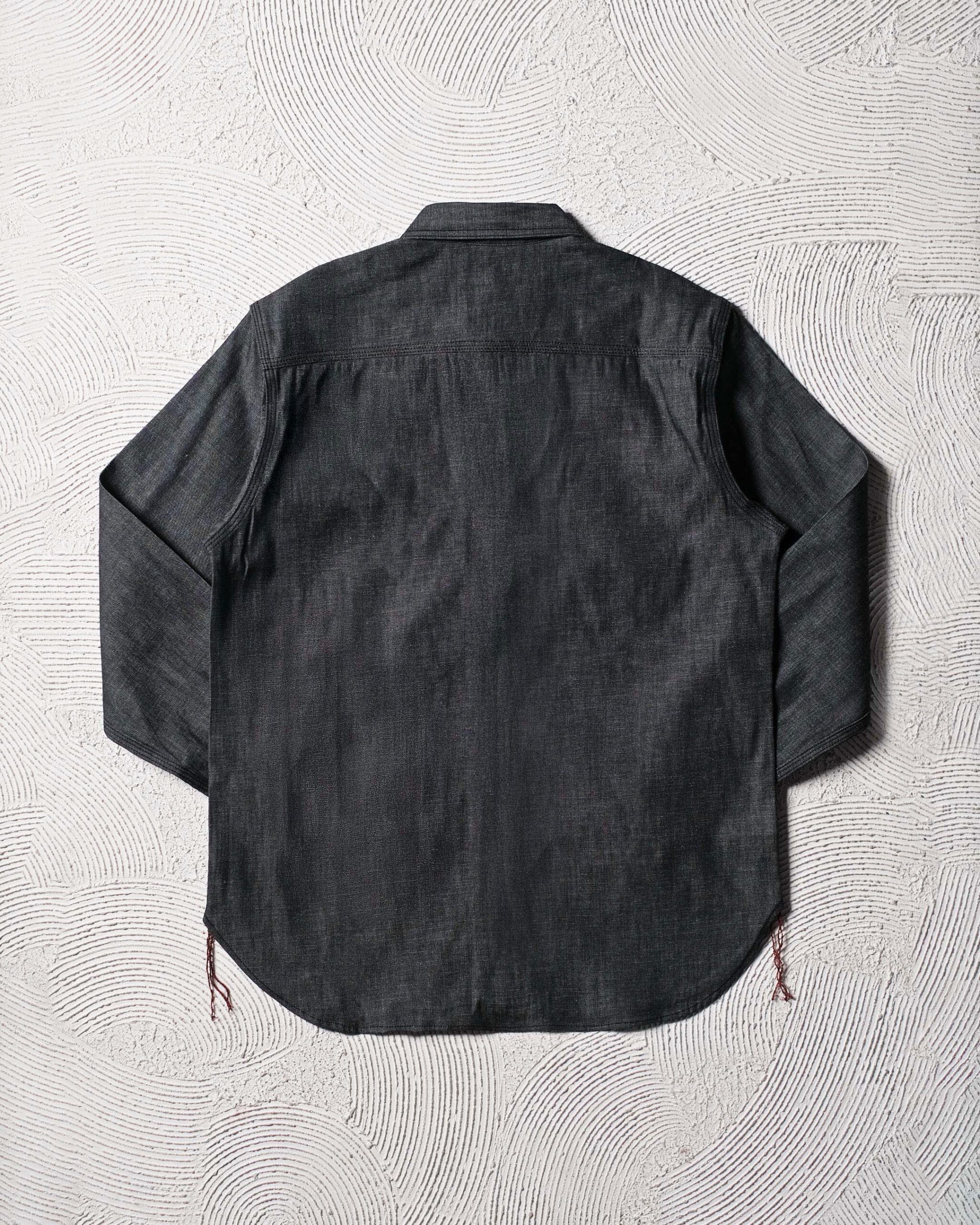 CHAMBRAY BLACK - WORK SHIRT L/S - Image 2