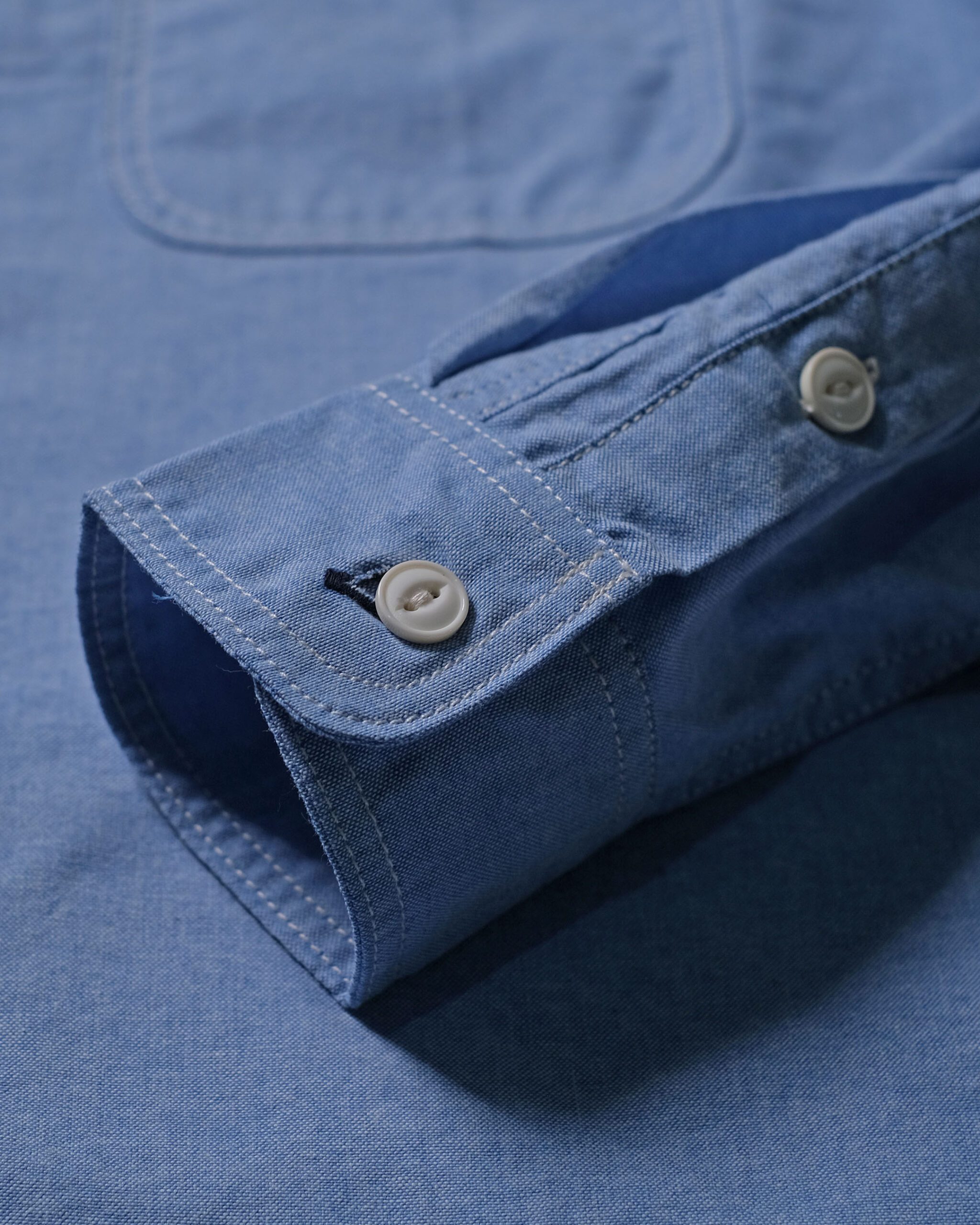 OXFORD BLUE - WORK SHIRT L/S - Image 7