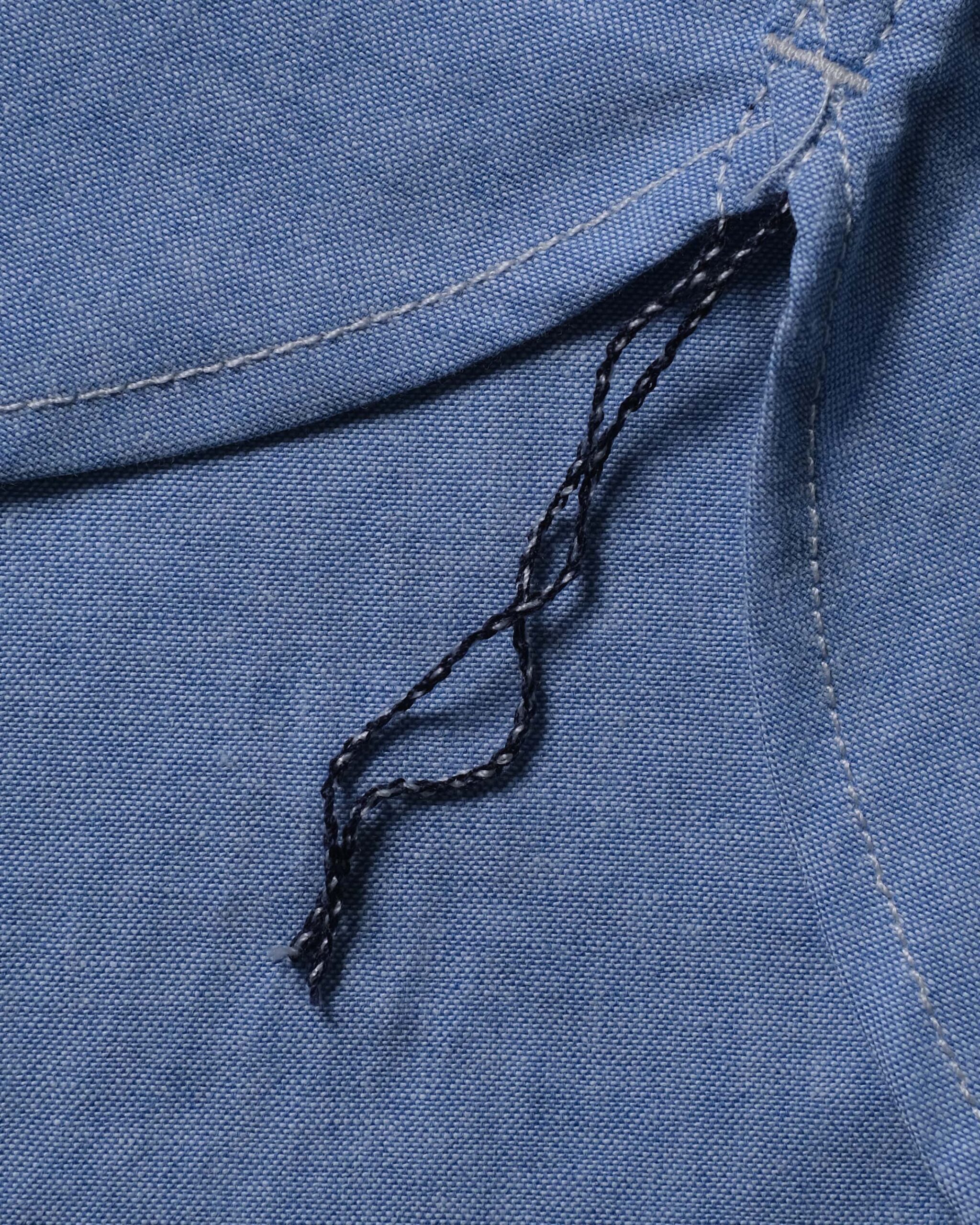 OXFORD BLUE - WORK SHIRT L/S - Image 8