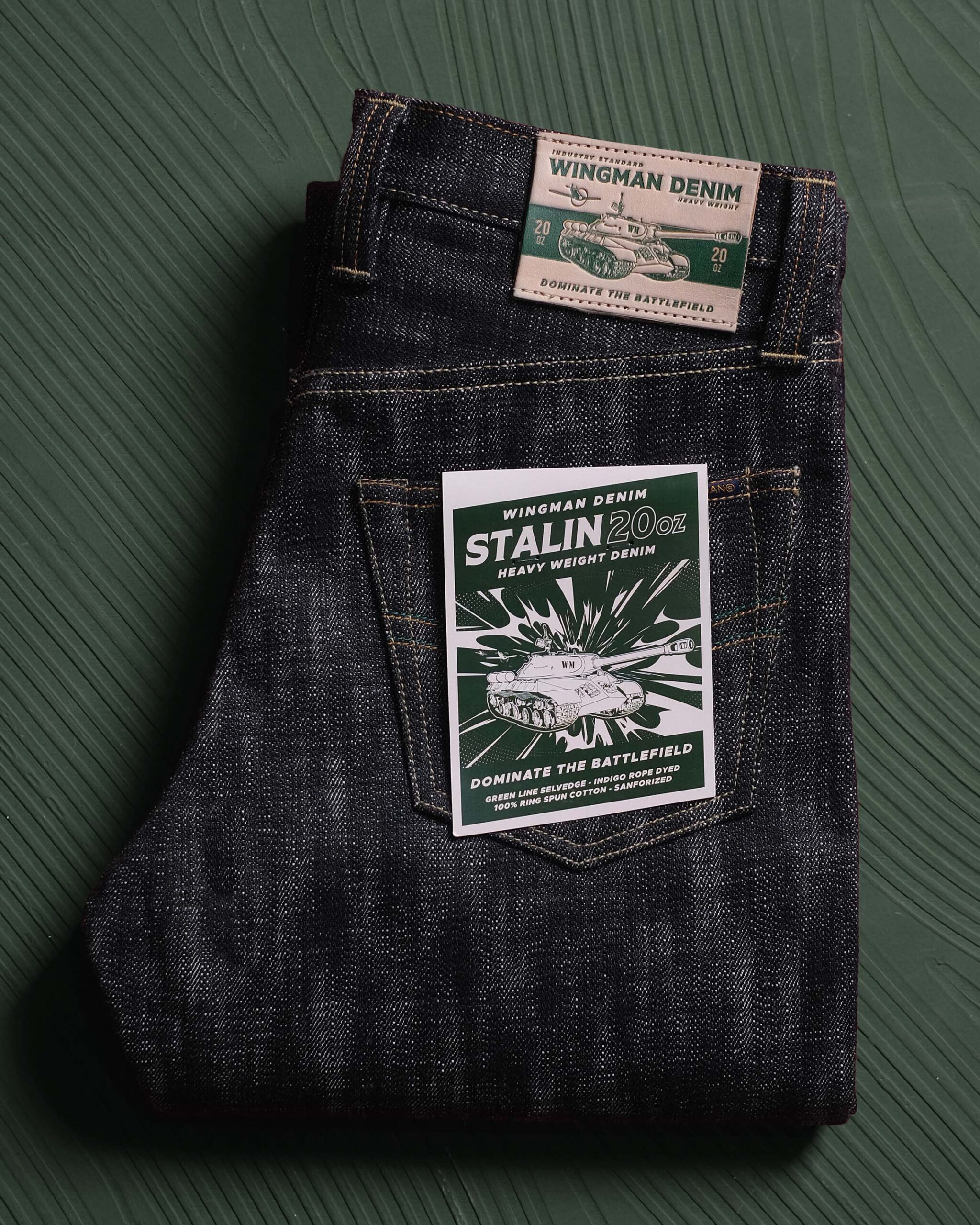 STALIN 20oz GREEN // SLIM STRAIGHT